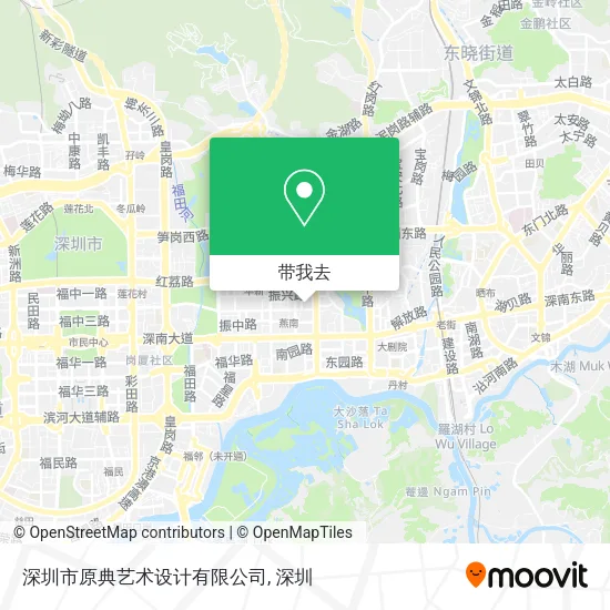 深圳市原典艺术设计有限公司地图