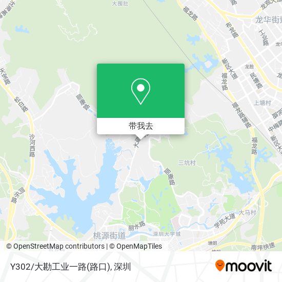 Y302/大勘工业一路(路口)地图
