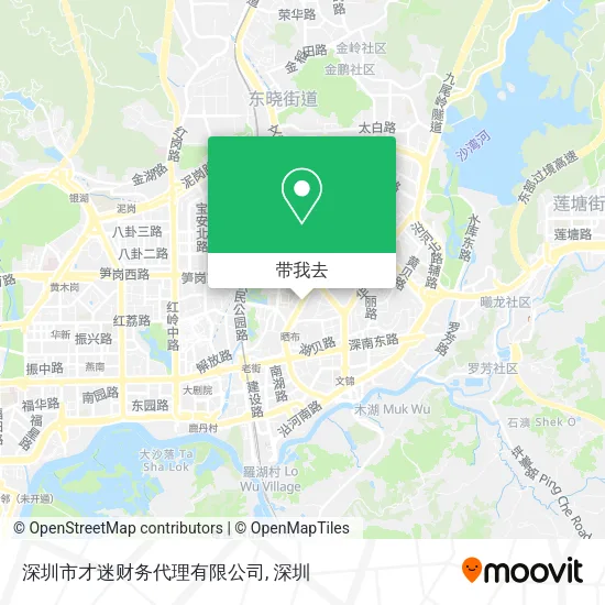 深圳市才迷财务代理有限公司地图