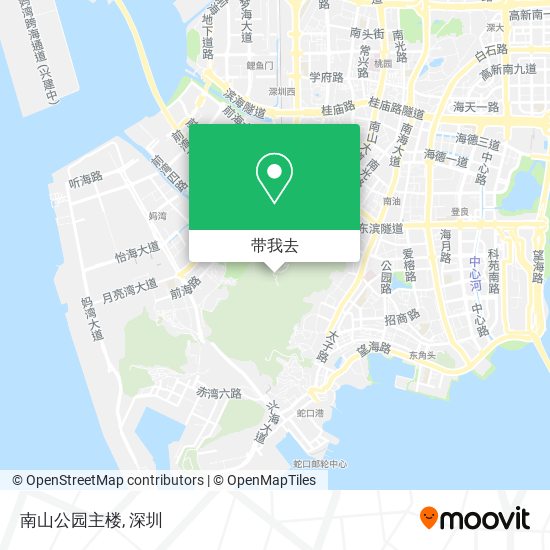 南山公园主楼地图