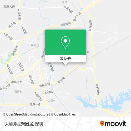 大埔孙屋聚园居地图
