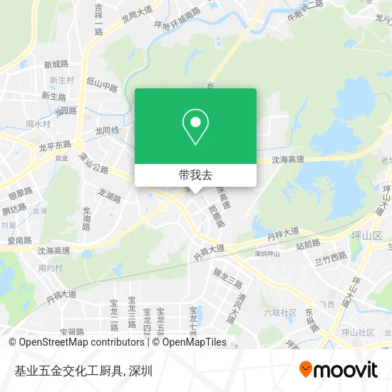 基业五金交化工厨具地图