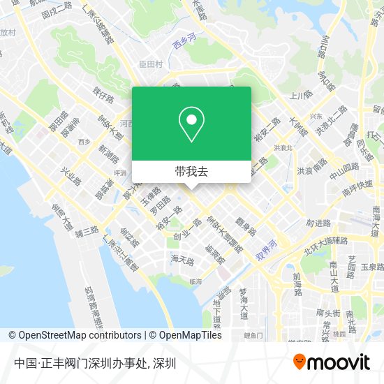 中国·正丰阀门深圳办事处地图