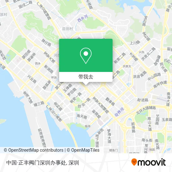 中国·正丰阀门深圳办事处地图