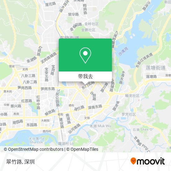 翠竹路地图