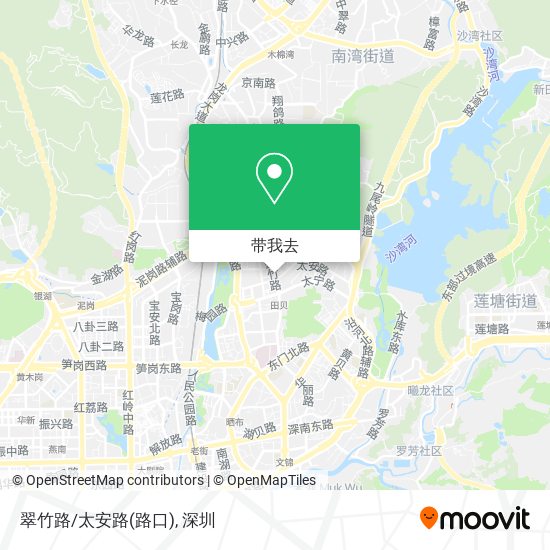 翠竹路/太安路(路口)地图