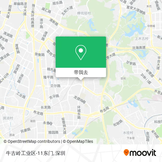 牛古岭工业区-11东门地图