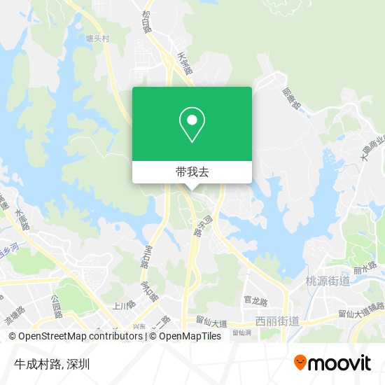 牛成村路地图