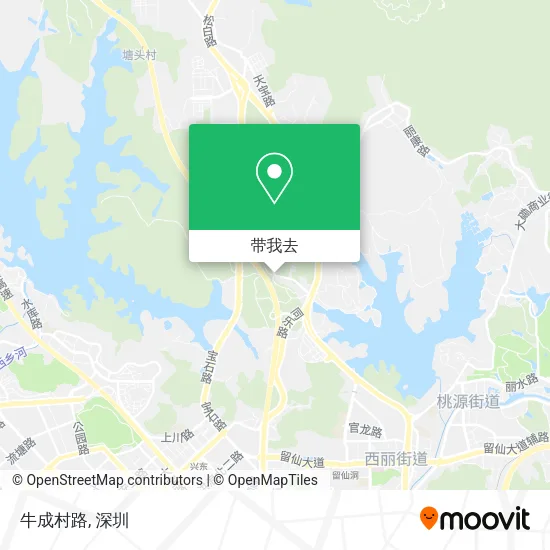 牛成村路地图