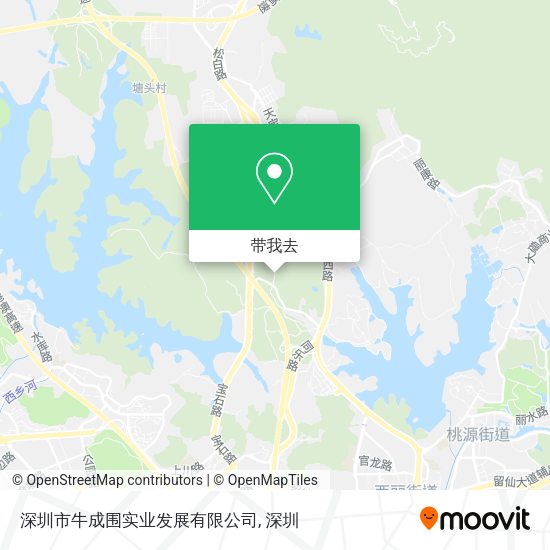 深圳市牛成围实业发展有限公司地图