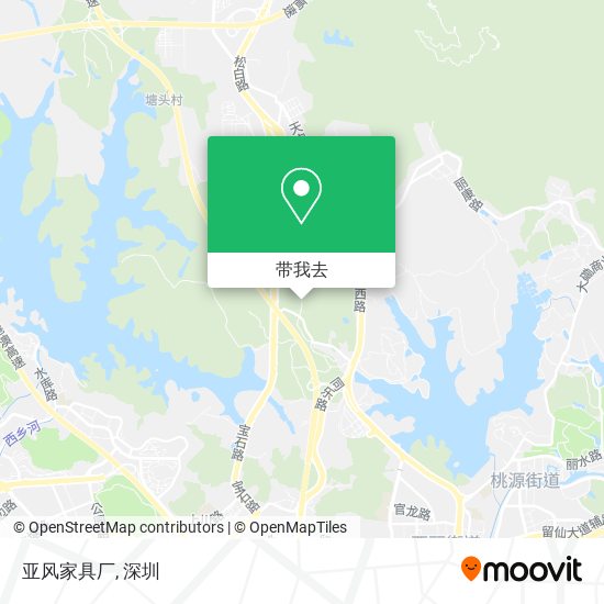 亚风家具厂地图
