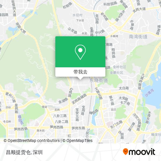 昌顺提货仓地图