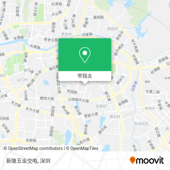 新隆五金交电地图