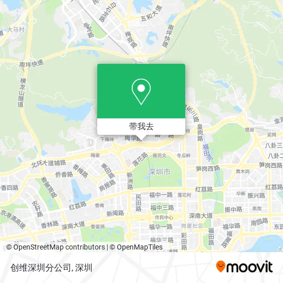 创维深圳分公司地图