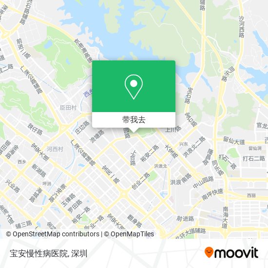 宝安慢性病医院地图