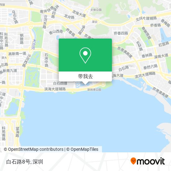 白石路8号地图