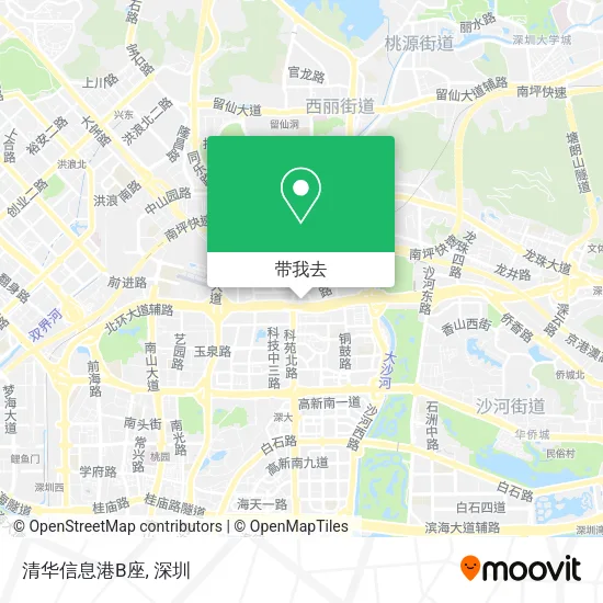 清华信息港B座地图