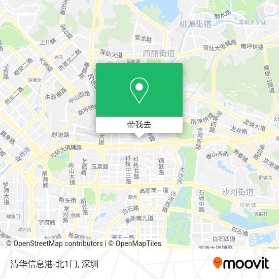 清华信息港-北1门地图