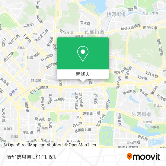 清华信息港-北1门地图