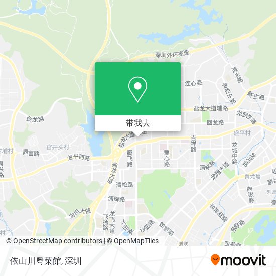 依山川粤菜館地图