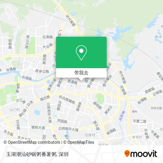 玉湖潮汕砂锅粥番薯粥地图