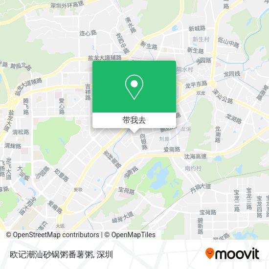欧记潮汕砂锅粥番薯粥地图