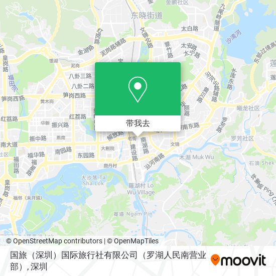 国旅（深圳）国际旅行社有限公司（罗湖人民南营业部）地图