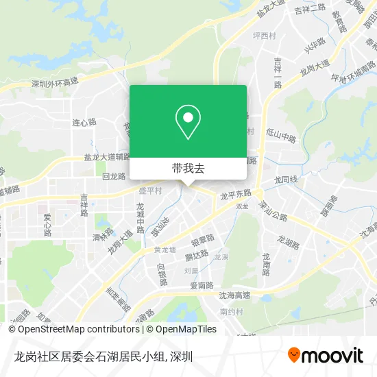龙岗社区居委会石湖居民小组地图