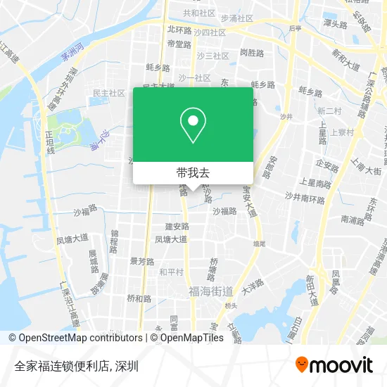 全家福连锁便利店地图