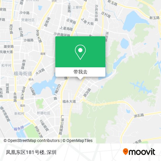 凤凰东区181号楼地图