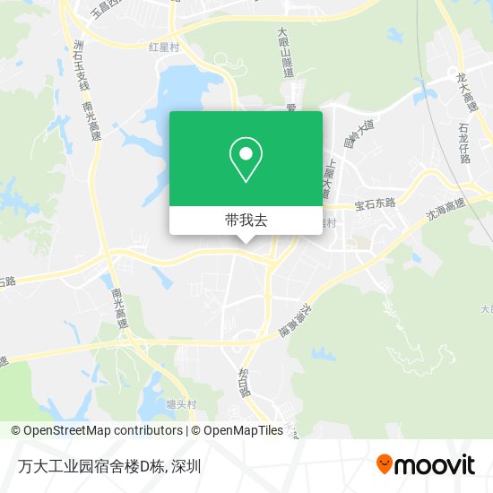 万大工业园宿舍楼D栋地图