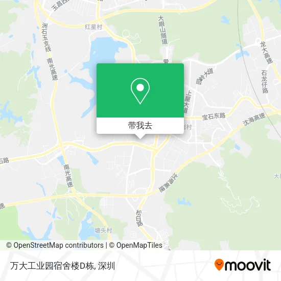 万大工业园宿舍楼D栋地图