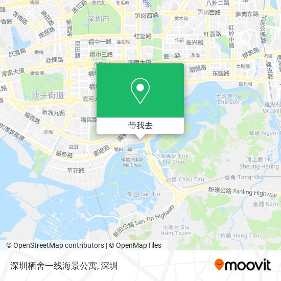 深圳栖舍一线海景公寓地图