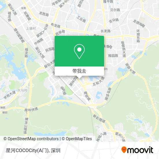 星河COCOCity(A门)地图