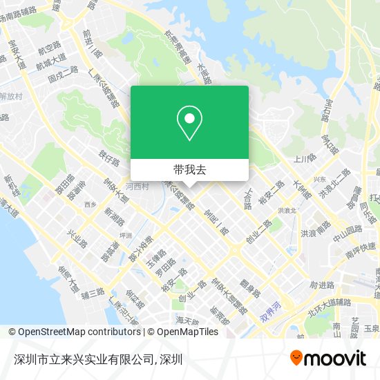 深圳市立来兴实业有限公司地图
