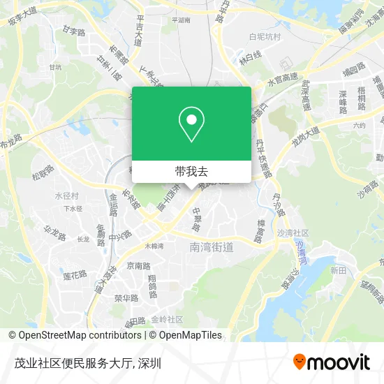 茂业社区便民服务大厅地图