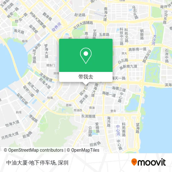 中油大厦-地下停车场地图