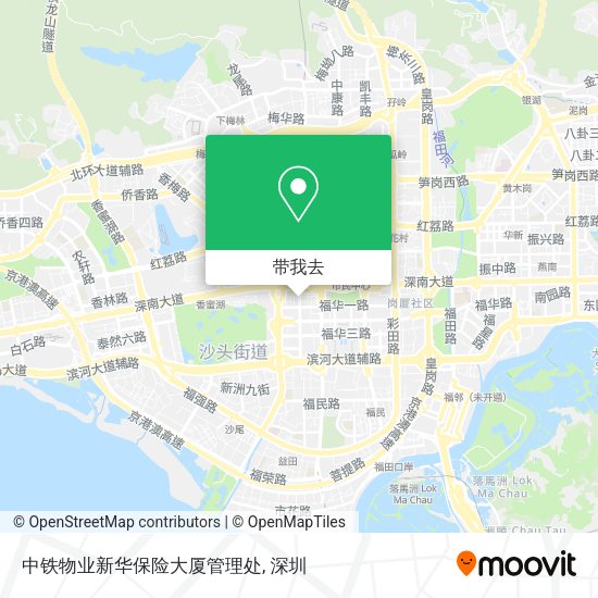中铁物业新华保险大厦管理处地图
