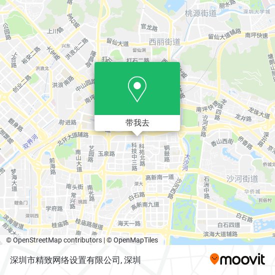 深圳市精致网络设置有限公司地图