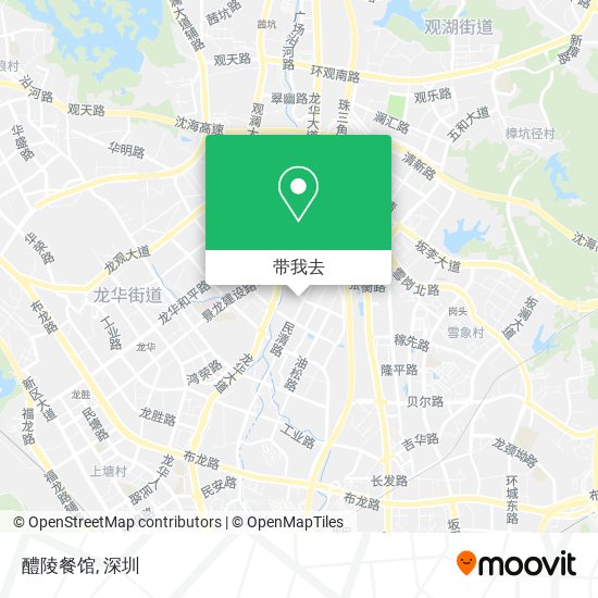 醴陵餐馆地图