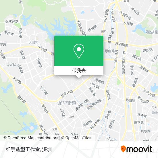 纤手造型工作室地图