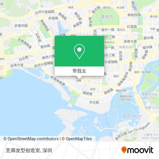 意廊发型创造室地图
