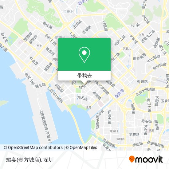 蝦宴(壹方城店)地图