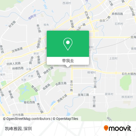 凯峰雅园地图