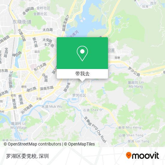 罗湖区委党校地图
