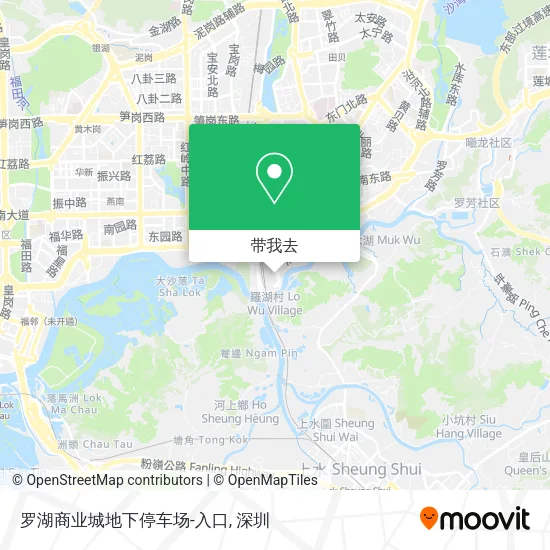 罗湖商业城地下停车场-入口地图