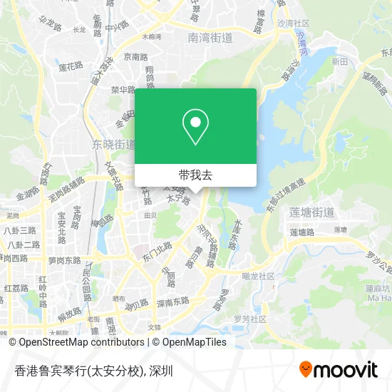 香港鲁宾琴行(太安分校)地图