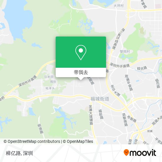 樟亿路地图