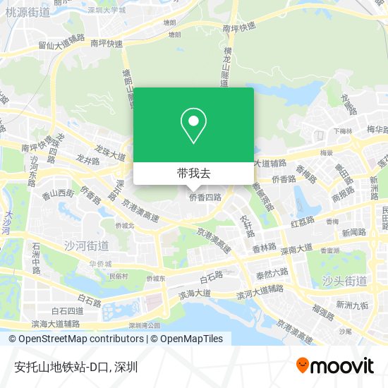 安托山地铁站-D口地图