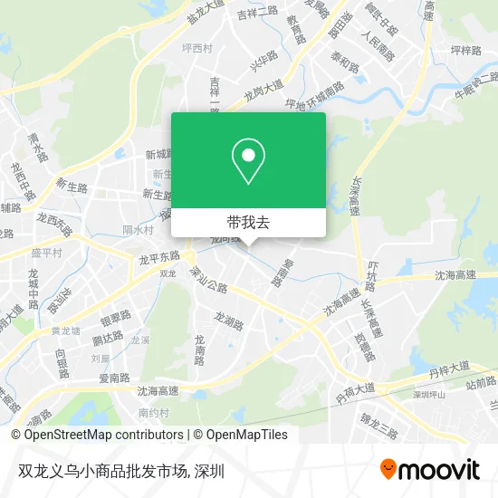 双龙义乌小商品批发市场地图